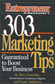 Cover of: 303 marketing tips