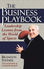Cover of: The business playbook: leadership lessons from the world of sports