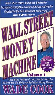 Cover of: Wall Street Money Machine, Volume 1