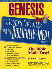 Cover of: Genesis | Joyce Gibson