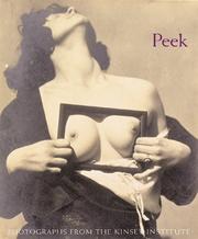 Cover of: Peek: photographs from the Kinsey Institute.