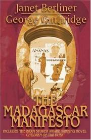 Cover of: The Madagascar Manifesto by Janet Berliner