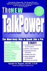 Cover of: The new talkpower: the mind-body way to speak like a pro