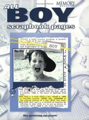 Cover of: All-Boy Scrapbook Pages: The Growing Up Years (Memory Makers)