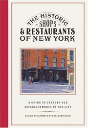 Cover of: The historic shops & restaurants of New York