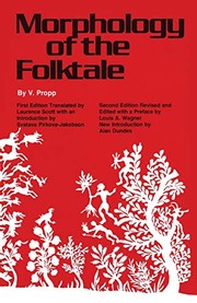 Morphology of the folk tale by Vladimir Propp