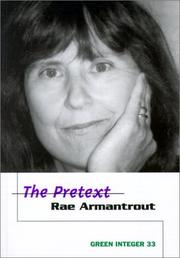 Cover of: The Pretext by Rae Armantrout
