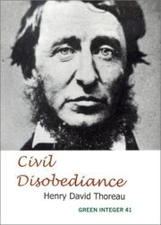 Cover of: Civil Disobedience (Green Integer: 41)