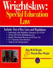 Cover of: Wrightslaw: special education law