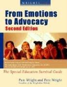 Cover of: Wrightslaw: From Emotions to Advocacy by Peter W. D. Wright, Pamela Darr Wright