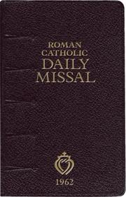 Cover of: 1962 Daily Roman Missal