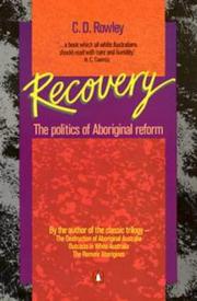 Cover of: Recovery by C. D. Rowley, C. D. Rowley