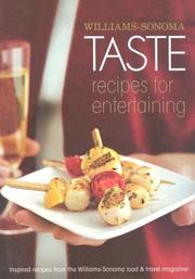 Cover of: Taste: Recipes for Entertaining