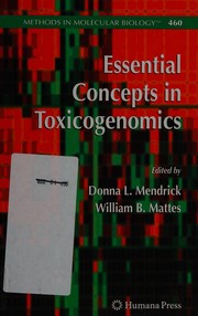 Cover of: Toxicogenomics: Methods and Protocols (Methods in Molecular Biology)