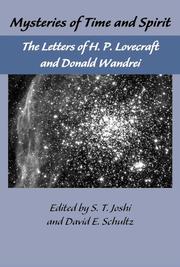Cover of: The Lovecraft Letters Vol 1: Mysteries of Time & Spirit: Letters of H.P. Lovecraft & Donald Wandrei