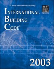 Cover of: International Building Code 2003 (International Building Code)