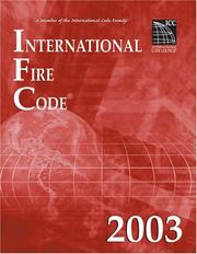 Cover of: International Fire Code 2003 (International Fire Code)