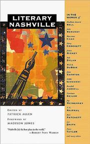 Cover of: Literary Nashville by edited by Patrick Allen ; foreword by Madison Jones.