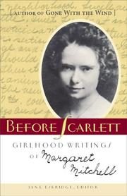 Cover of: Before Scarlett by Margaret Mitchell