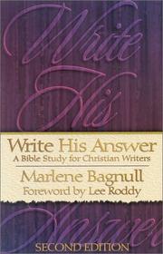 Cover of: Write His Answer | Marlene Bagnull