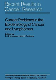 Cover of: Current Problems in the Epidemiology of Cancer and Lymphomas