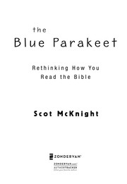 Cover of: The Blue Parakeet by Scot McKnight