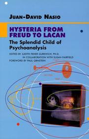 Cover of: Hysteria from Freud to Lacan by Juan-David Nasio