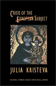 Cover of: Crisis of the European subject