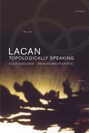 Cover of: Lacan: Topologically Speaking