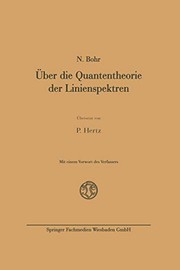 Cover of: Über die Quantentheorie der Linienspektren