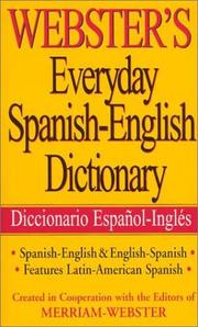 Cover of: Webster's Everyday Spanish-English Dictionary