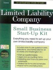 Cover of: Limited liability company by Dan Sitarz