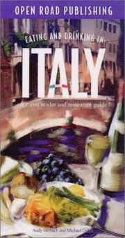 Cover of: Eating and Drinking in Italy: Italian Menu Reader and Restaurant Guide, Second Edition