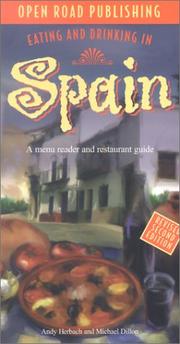 Cover of: Eating & Drinking in Spain: Spanish Menu Reader and Restaurant Guide