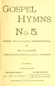 Cover of: Gospel hymns by Ira David Sankey, James McGranahan, George C. Stebbins