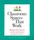 Cover of: Classroom Spaces That Work (Strategies for Teachers Series, 3)