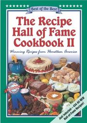 Cover of: The Recipe Hall of Fame Cookbook II: Best of the Best : Winning Recipes from Hometown America (Quail Ridge Press Cookbook Series.)