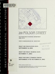 Cover of: 201 Folsom Street: draft environmental impact report