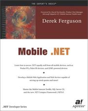 Cover of: Mobile .NET