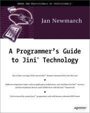 A programmer's guide to Jini technology by Jan Newmarch
