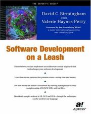 Cover of: Software Development on a Leash (Expert's Voice)
