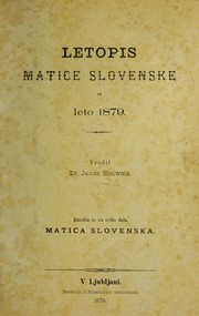 Cover of: Letopis slovenske matice