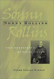 Cover of: Sonny Rollins by P. N. Wilson