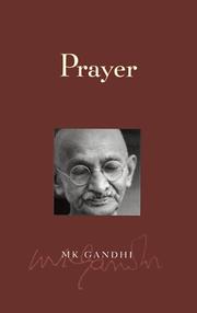 Cover of: Prayer by Mohandas Karamchand Gandhi
