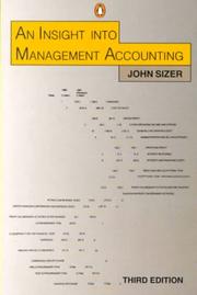Cover of: An Insight into Management Accounting (Penguin Business) by John Sizer