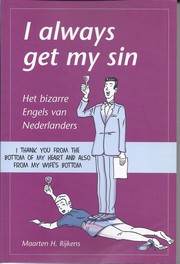 Cover of: I always get my sin
