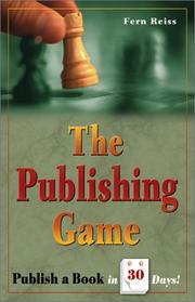 Cover of: The publishing game | Fern Reiss