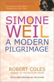 Cover of: Simone Weil by Coles, Robert.