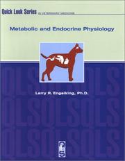 Cover of: Metabolic and Endocrine Physiology (Quick Look Series in Veterinary Medicine)