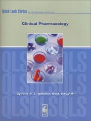 Cover of: Clinical Pharmacology by Cynthia R. L. Webster